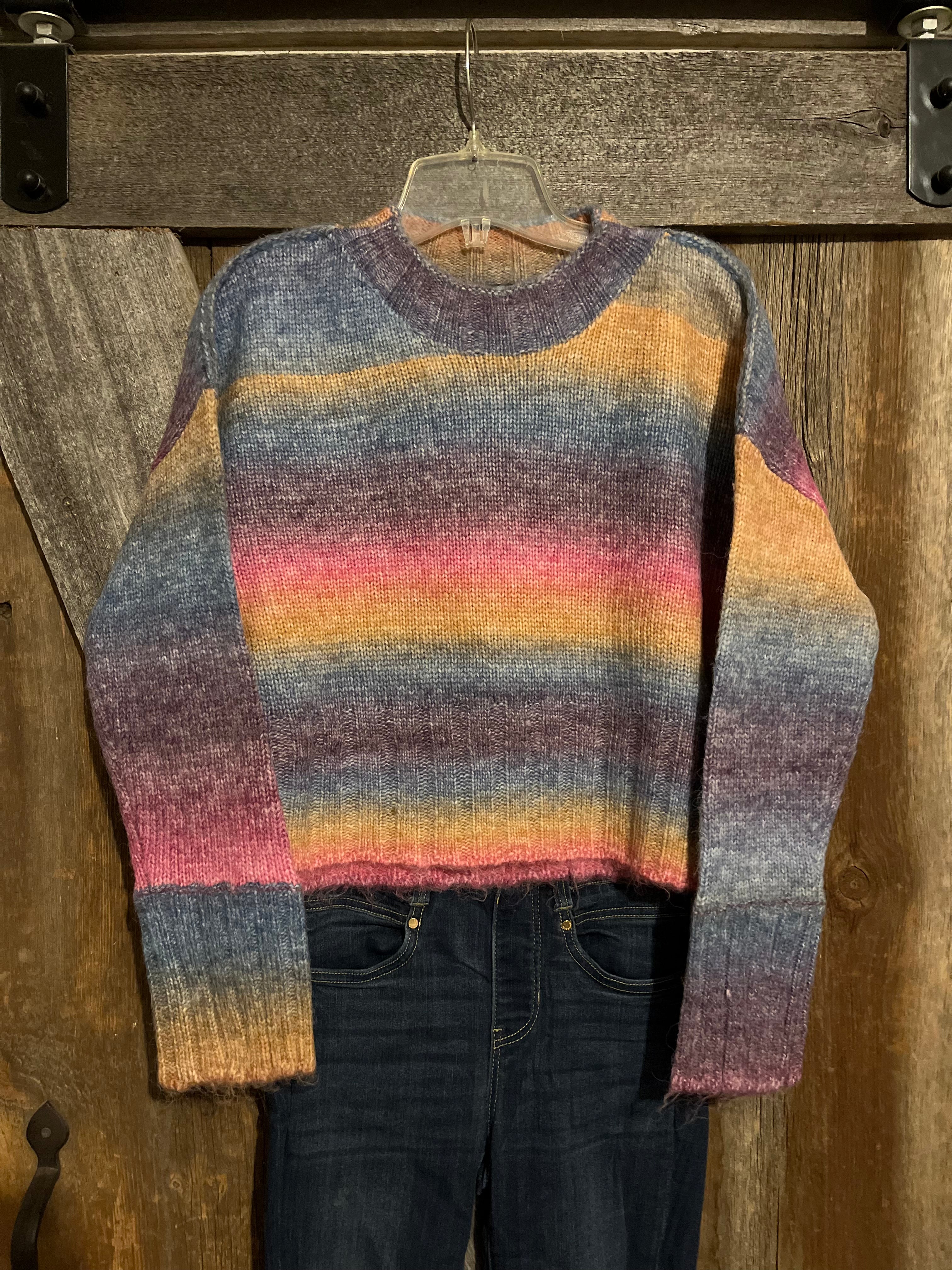 Lyle & Luxe Suzie Ombre Crewneck Sweater