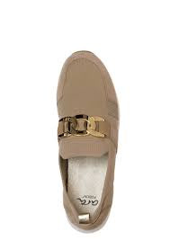 Ara 12-14002 Sand Stretch Shoe w/ Gold Chain