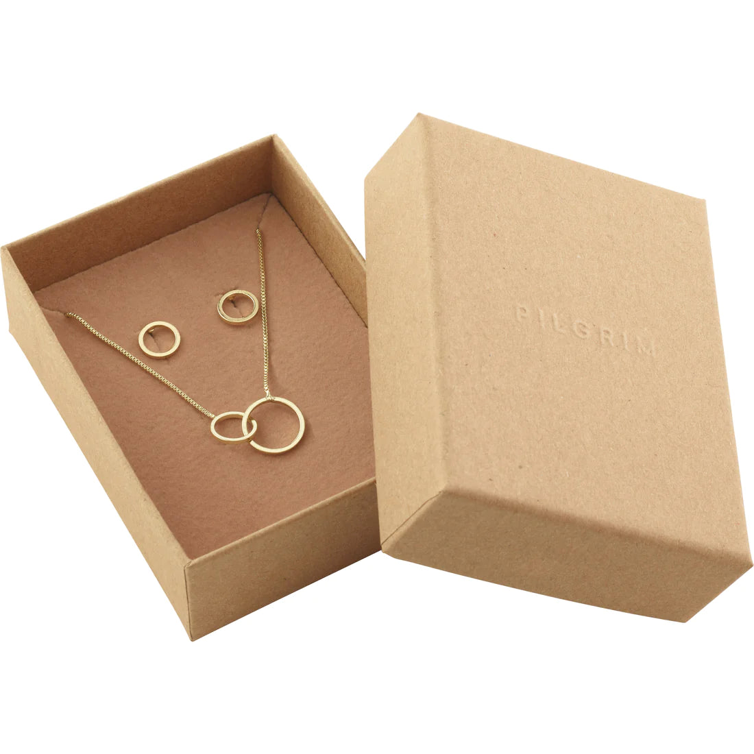 Pilgrim 902332001 Viviane 3 Set Earring Box Gold Plated