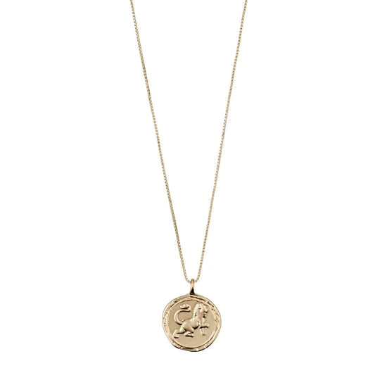 Pilgrim Leo Horoscope Double Sided Necklace