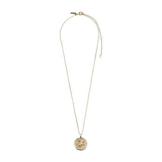 Pilgrim Leo Horoscope Double Sided Necklace