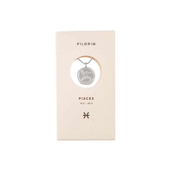 Pilgrim Pisces Horoscope Double Sided Necklace