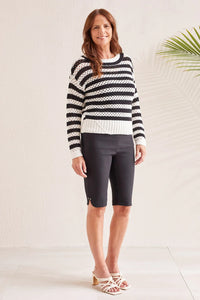 Tribal 17100 Flatten It Pull On Bermuda Short