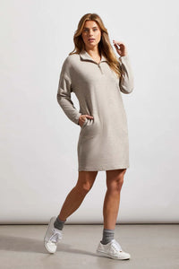 Tribal 79960 Ultra Soft Mock Neck Tunic Dress