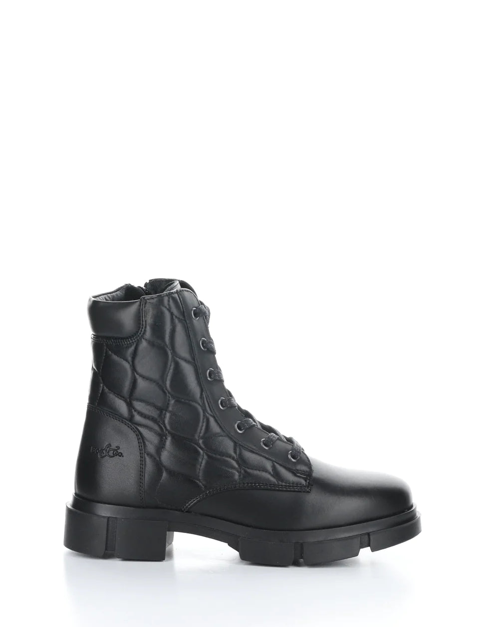 Bos & Co Libel Black Quilted Waterproof Boot