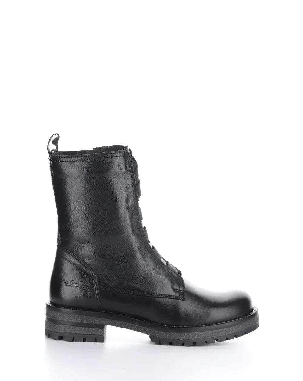 Bos & Co Patrai Black Elasticated Waterproof Boot