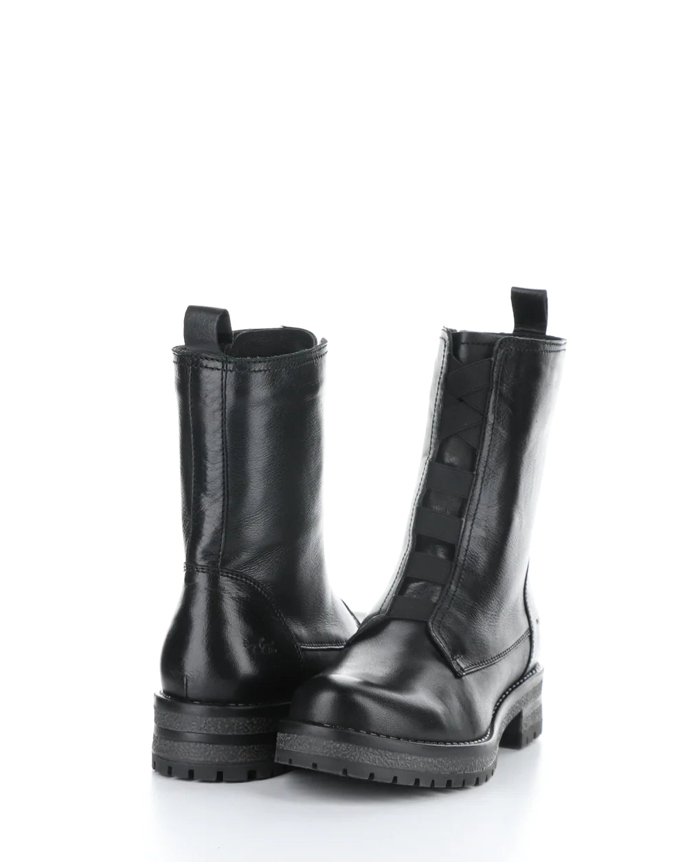 Bos & Co Patrai Black Elasticated Waterproof Boot