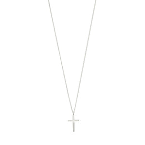 Pilgrim 692336001 Daisy Cross Necklace Silver Plated