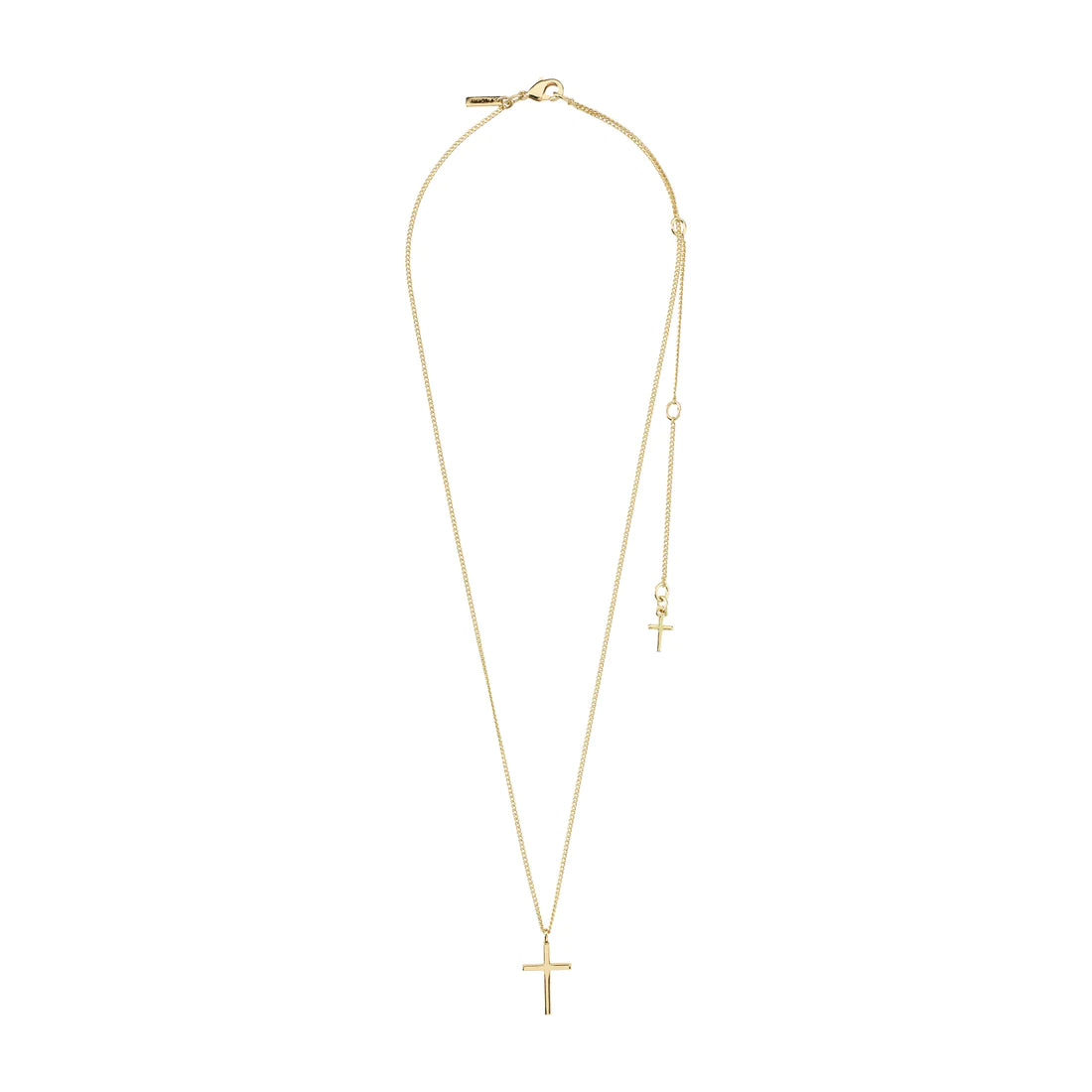 Pilgrim 692332001 Daisy Cross Necklace Gold Plated