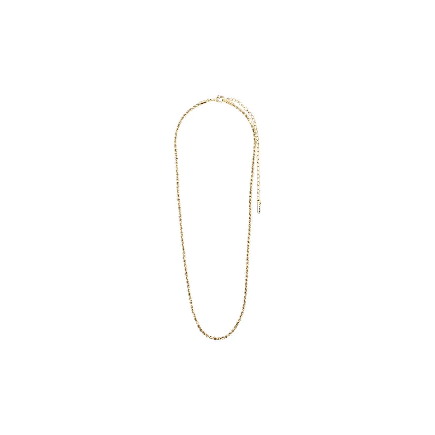 Pilgrim 632112071 Pam Recycled Rope Chain Plated Gold Necklace