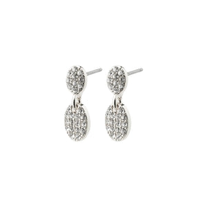 Pilgrim Beat Drop Crystal Earrings