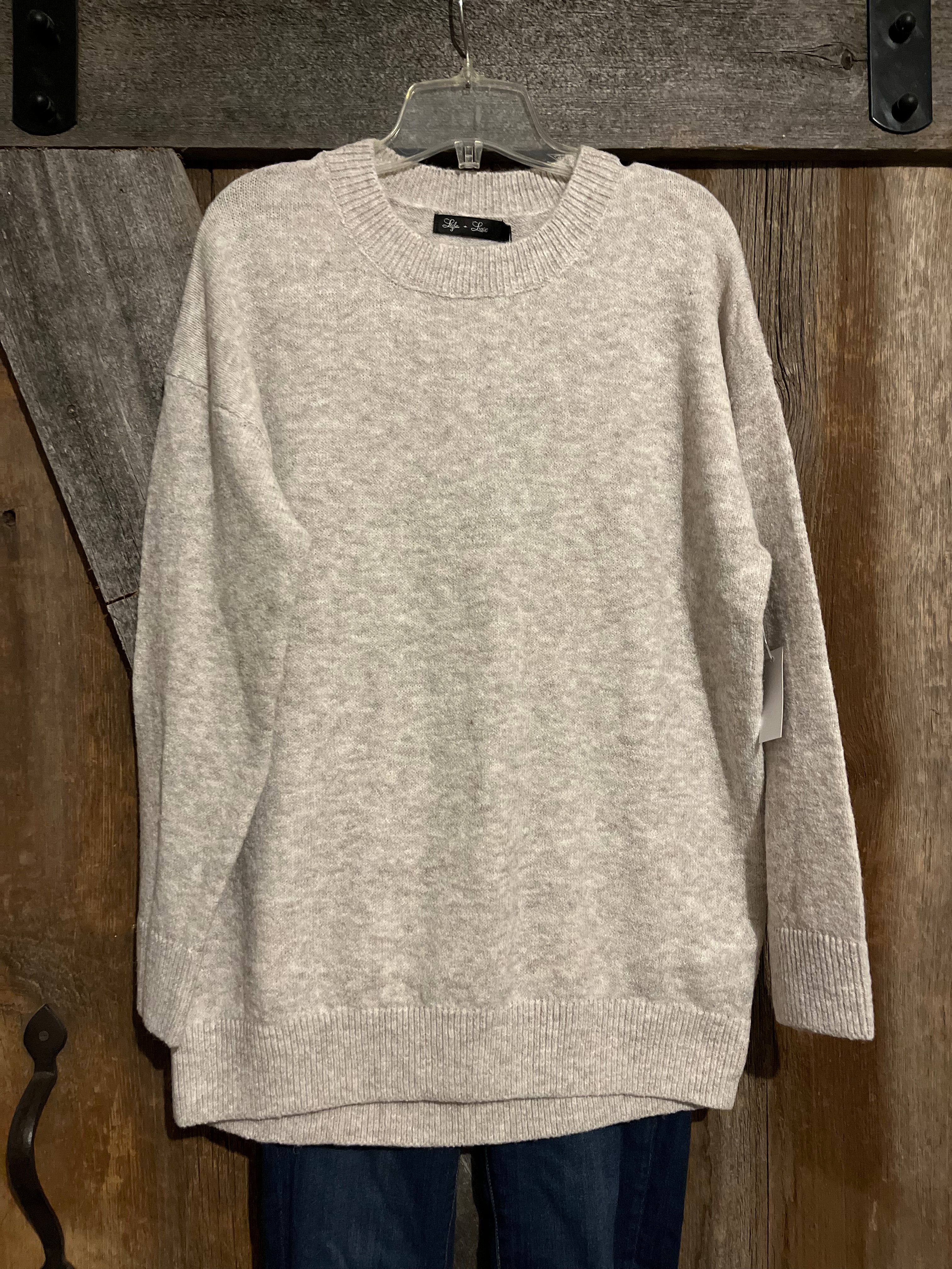 Lyla & Luxe Ava  Eco Lightweight Long Sweater