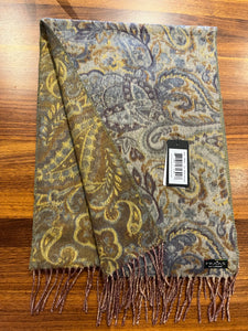 Fraas 728503 Ombre Paisley Recycled Cotton Cashmink Scarf