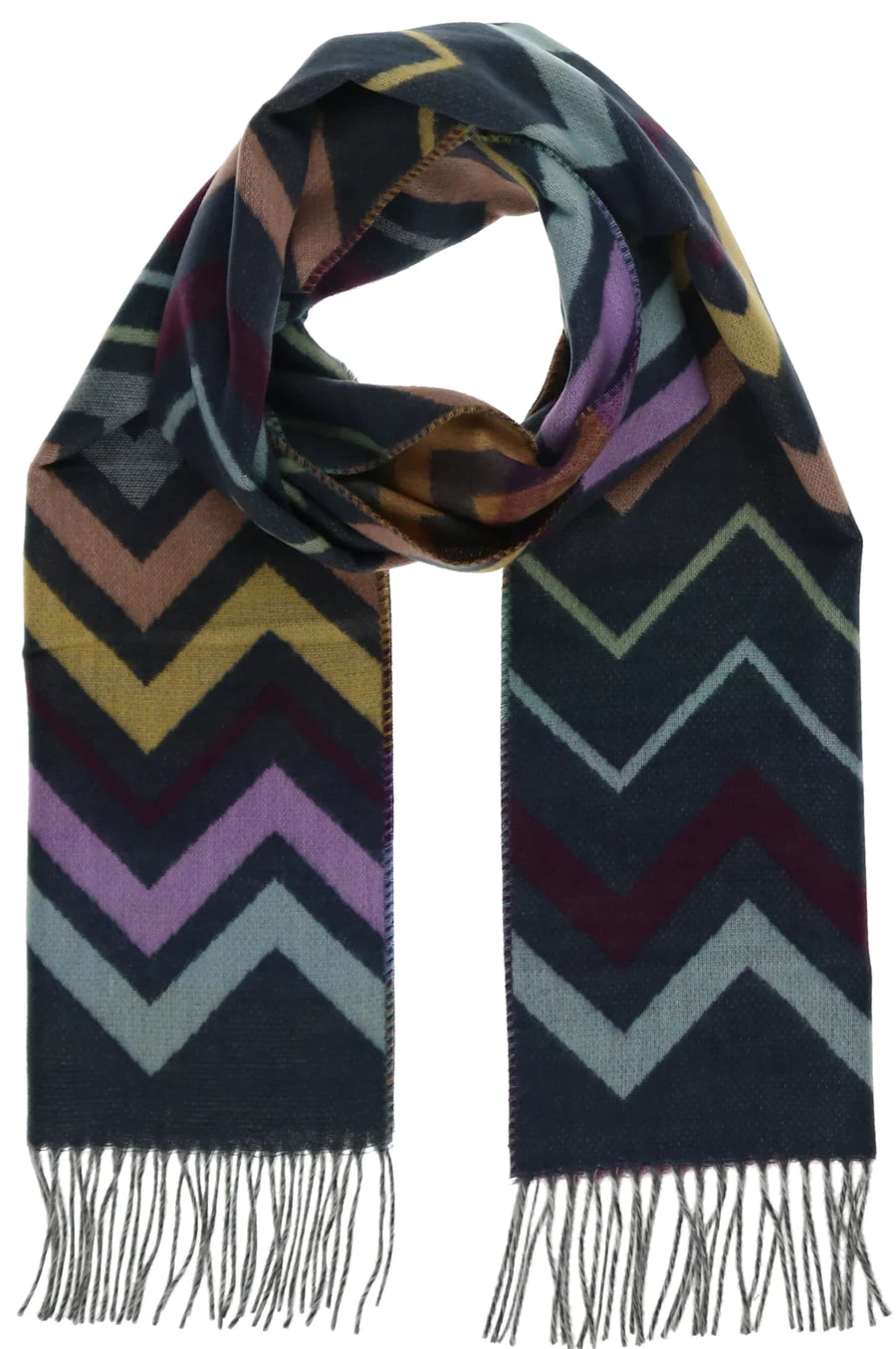 Fraas 734983 Modern Zig Zag Cashmink Scarf