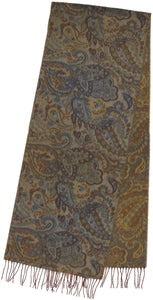 Fraas 728503 Ombre Paisley Recycled Cotton Cashmink Scarf