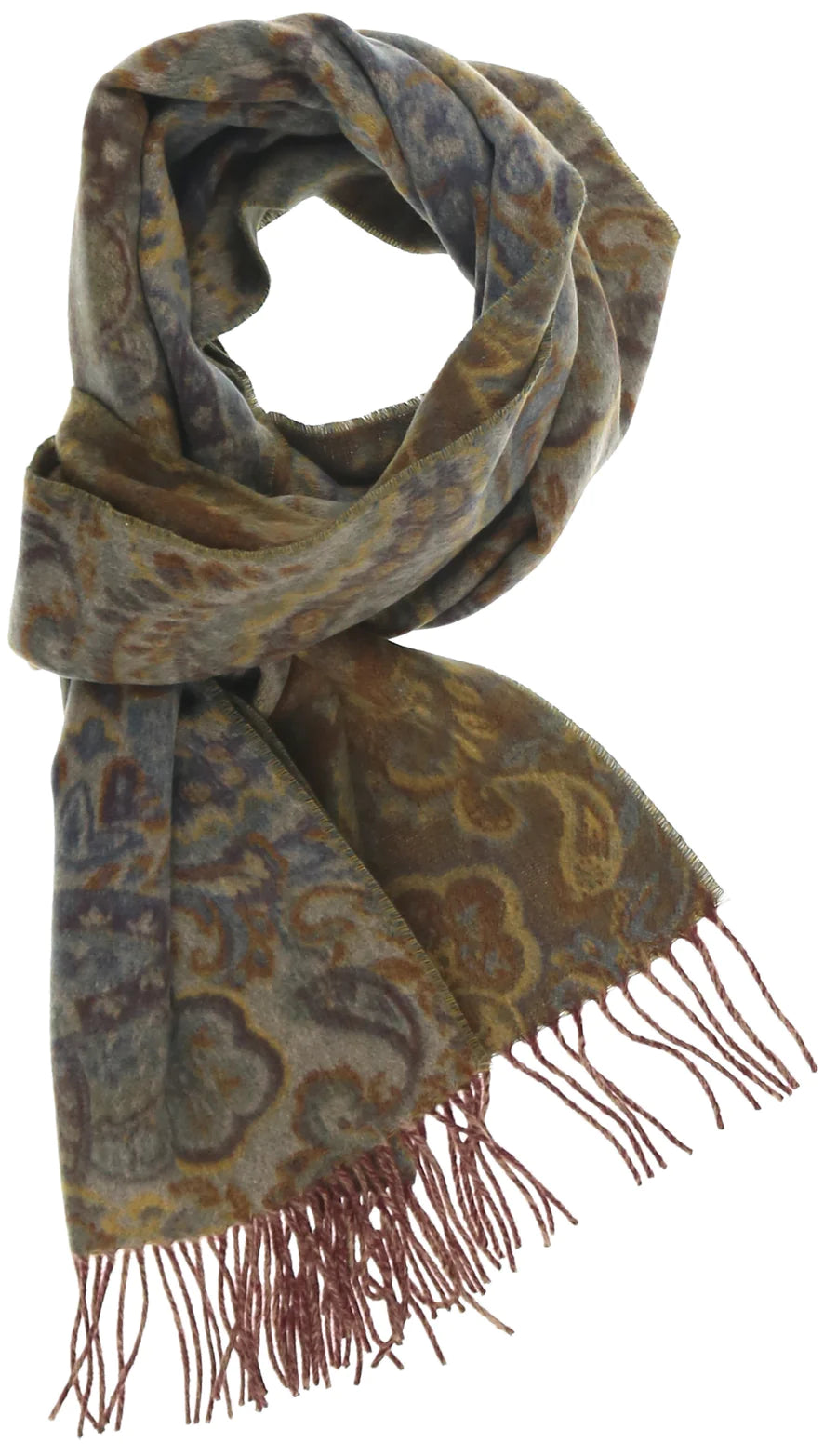 Fraas 728503 Ombre Paisley Recycled Cotton Cashmink Scarf