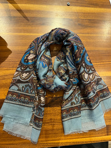 Fraas 640024 Multi Print Fashion Scarf