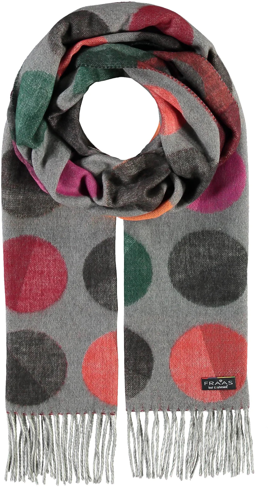 Fraas 625600 DIVIDED DOTS OVERSIZED CASHMINK® SCARF