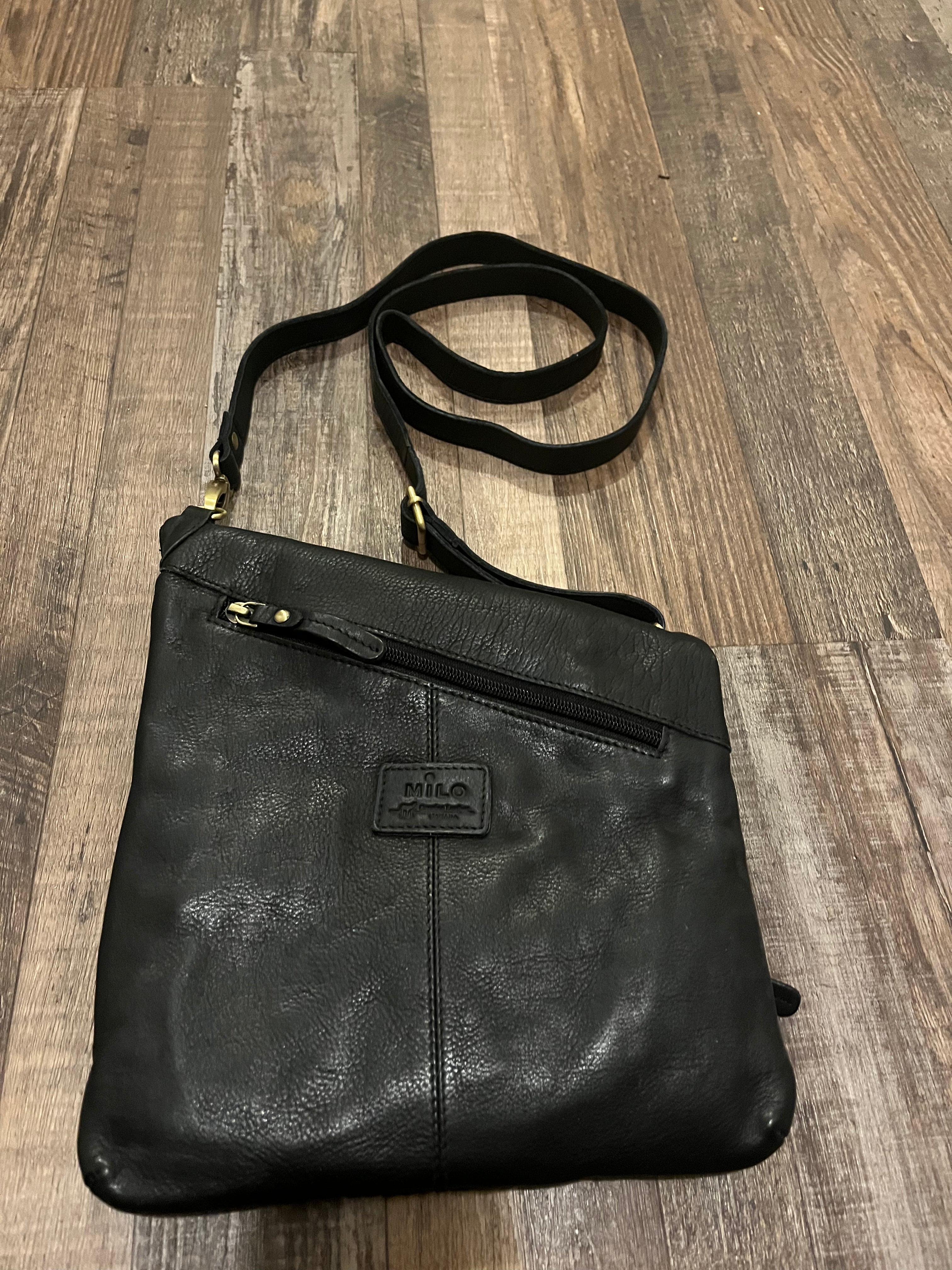 Milo 169 Riom Leather Designer Crossbody Bag