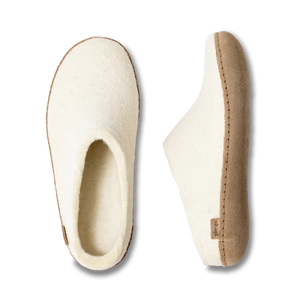 Gler Ups Slip On Leather Sole Slipper