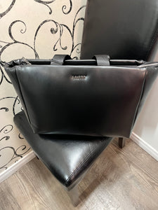 Lambert Kaia Black Puffy Tote Bag