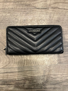 Lambert Frida Black Quilted Wallet