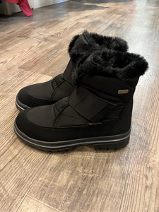 Attiba 819OC069 Black Velcro Ice Grip Winter Boot