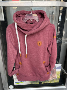 Wanakome Artemis Merlot Pull Over Hoodie