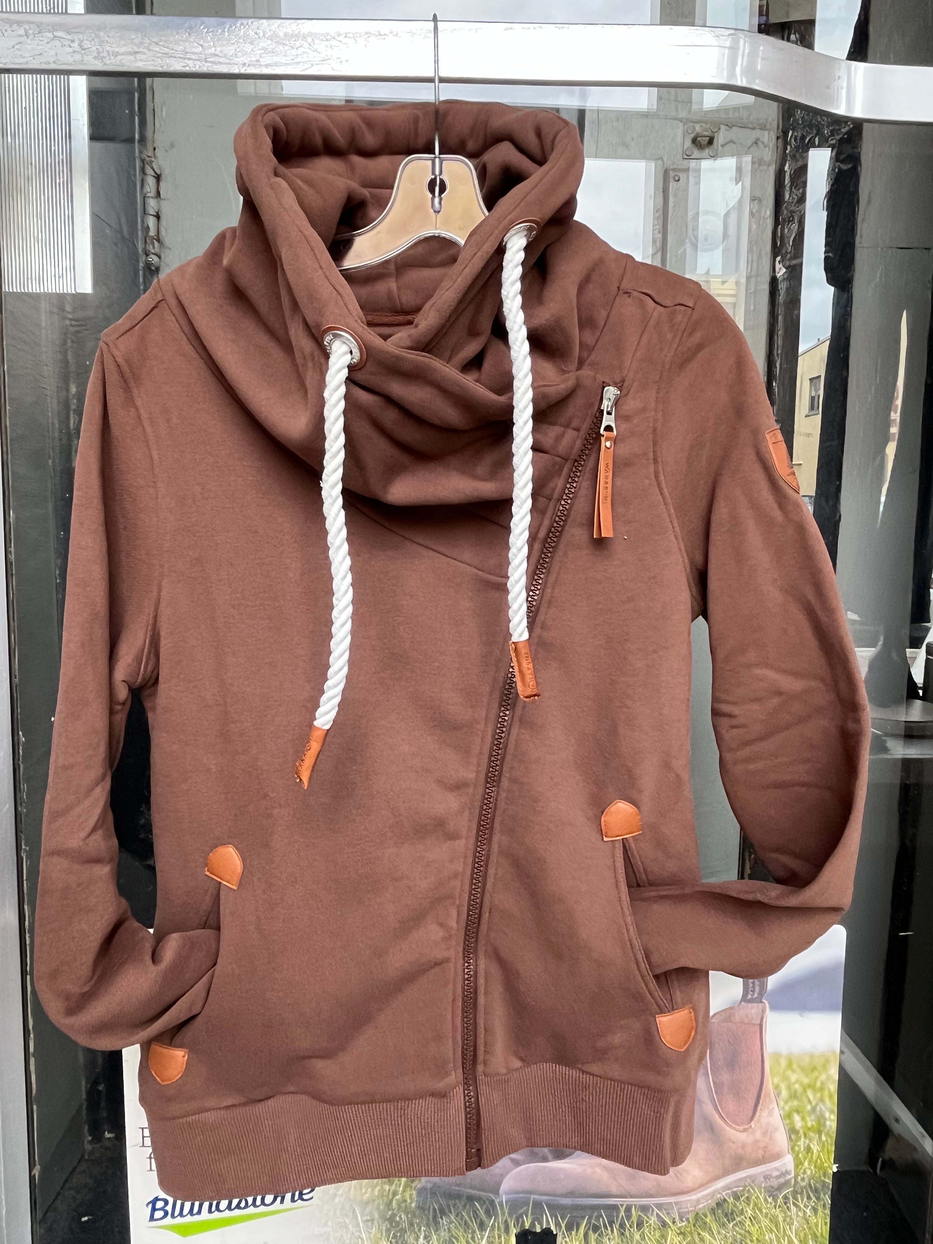 Wanakome Hestia Mahogany Side Zip w/ Cowl Neck