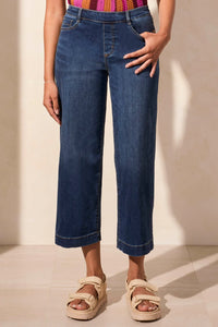 Tribal 57080 Stormyblue Audrey Pull On Flare Jeans
