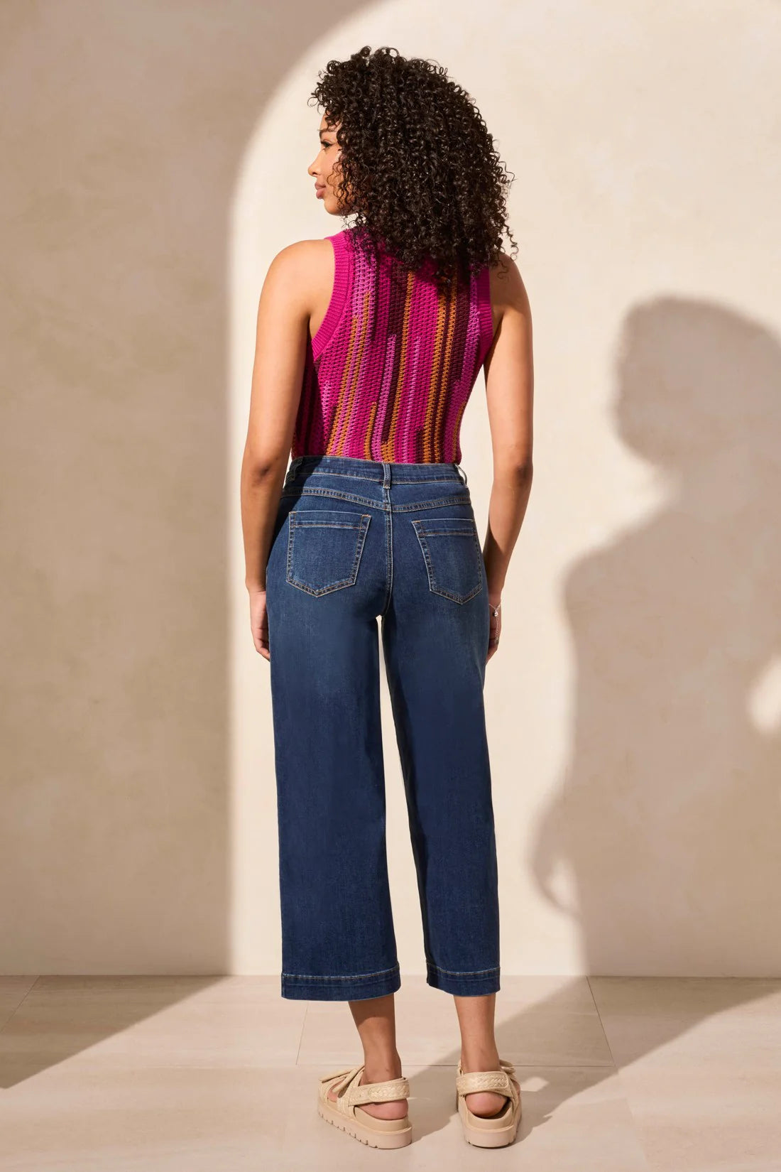 Tribal 57080 Stormyblue Audrey Pull On Flare Jeans
