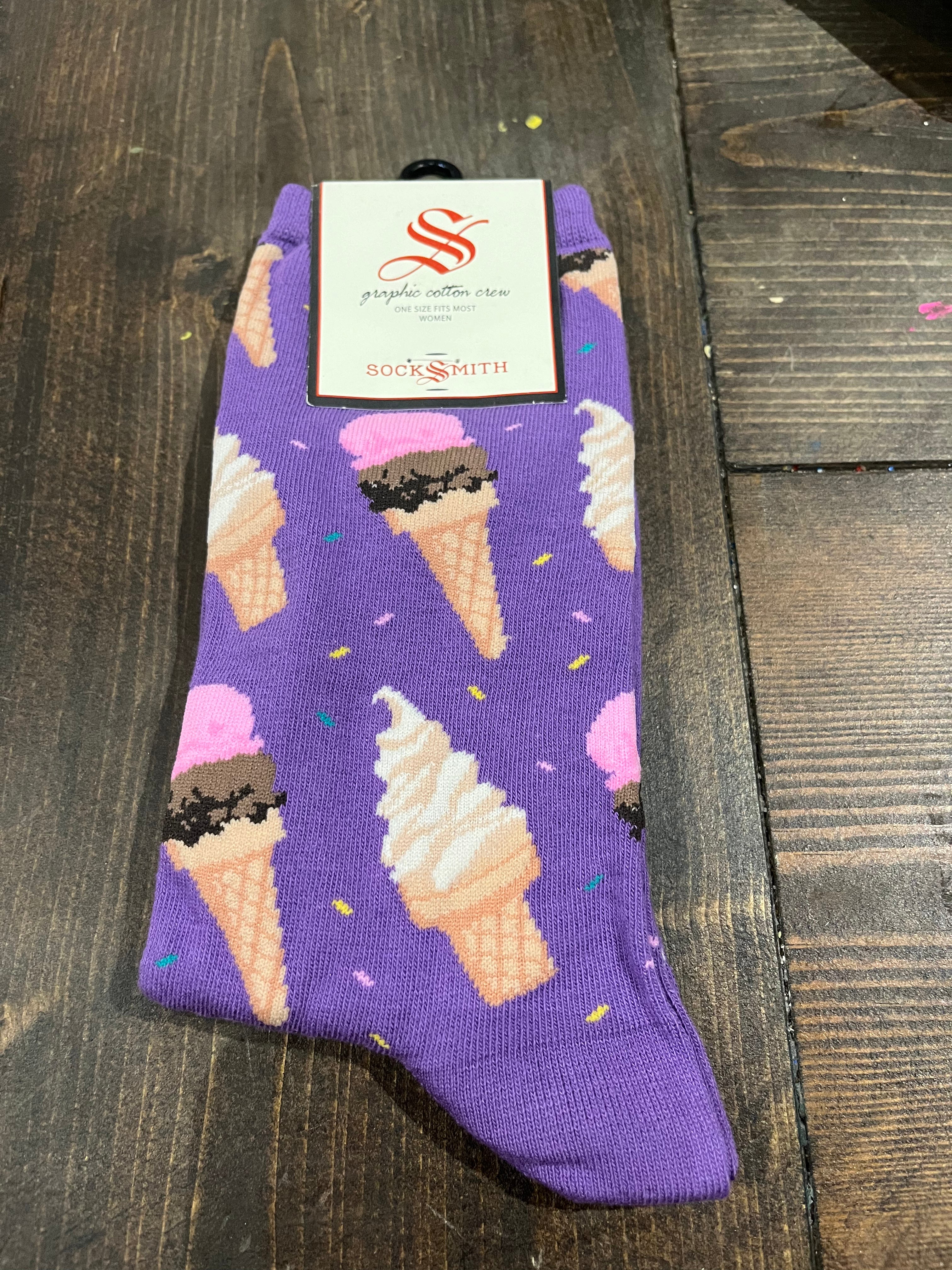 Sock Smith I Scream Ice Cream Socks