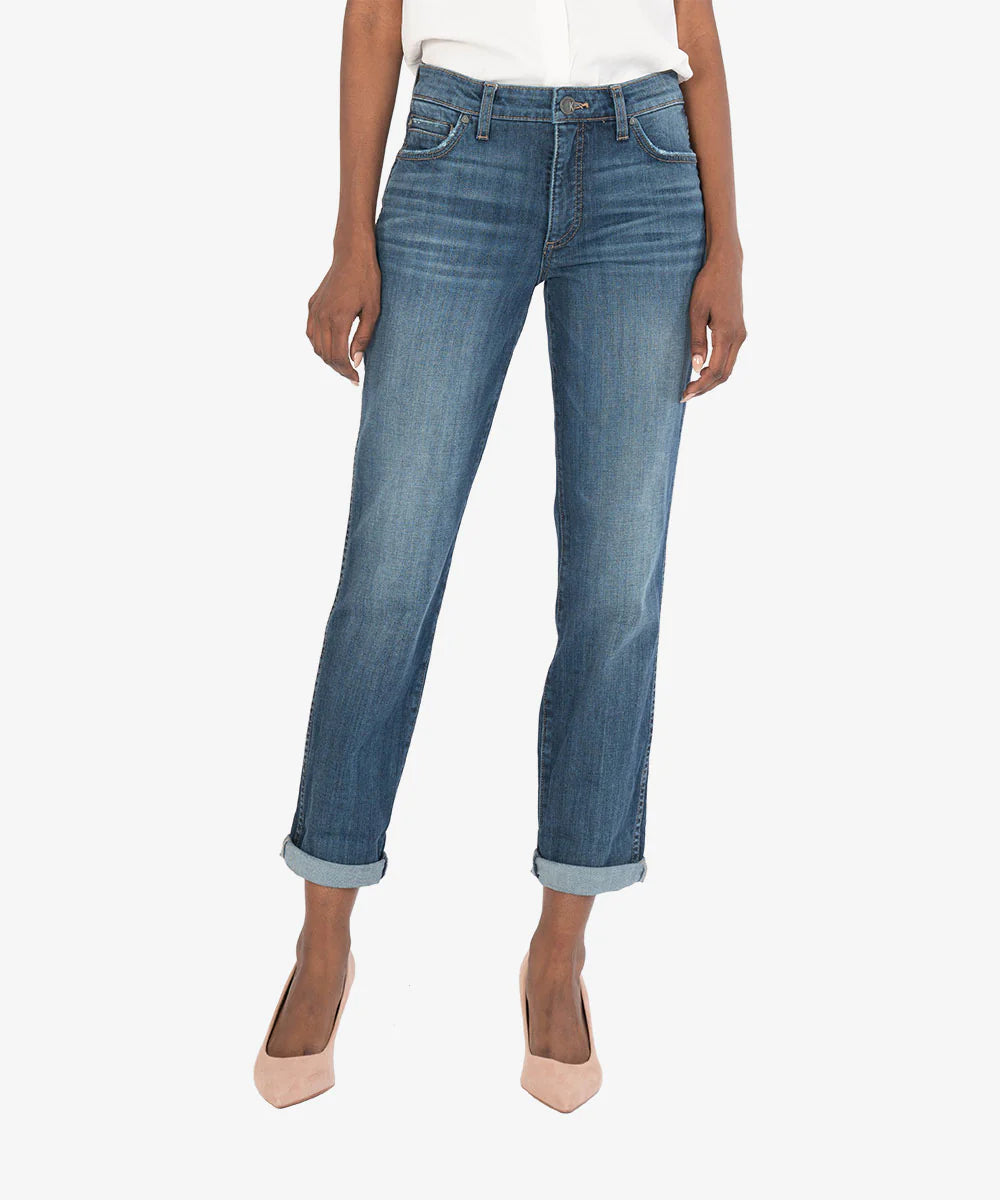 Kut KP1477MA2 Catherine High Rise Fab Ab Boyfriend Jean