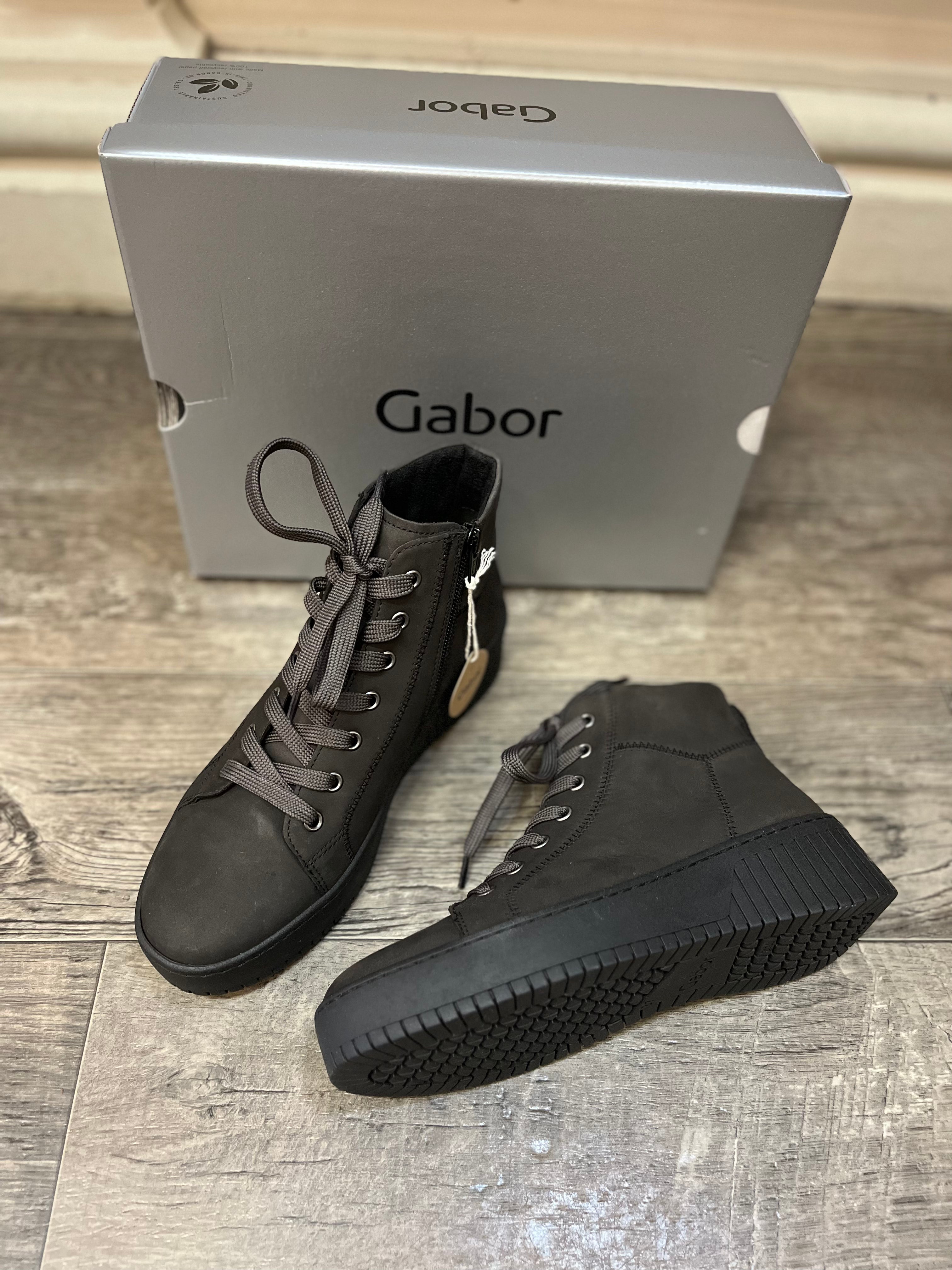 Gabor 33.630.19 Pepper Lace Up Short Boot