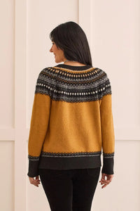 Tribal 15040 Marigold Crew Neck Sweater