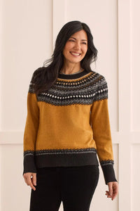 Tribal 15040 Marigold Crew Neck Sweater