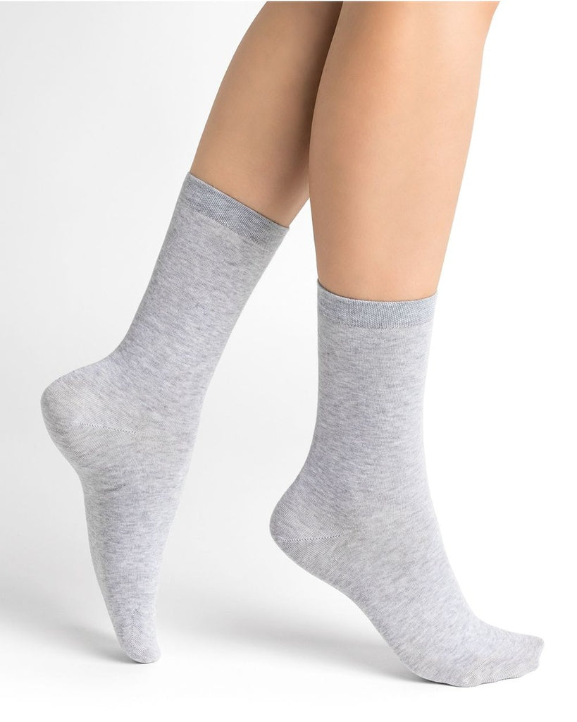 Bleu Foret 6338 Solid Cotton Socks