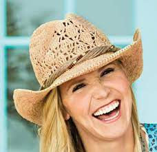 Wallaroo Tina Raffia Cowboy Hat