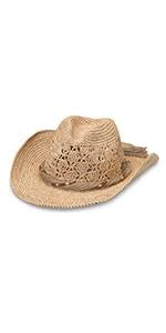 Wallaroo Tina Raffia Cowboy Hat