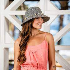 Wallaroo Naomi Raffia Hat with Wooden Beads