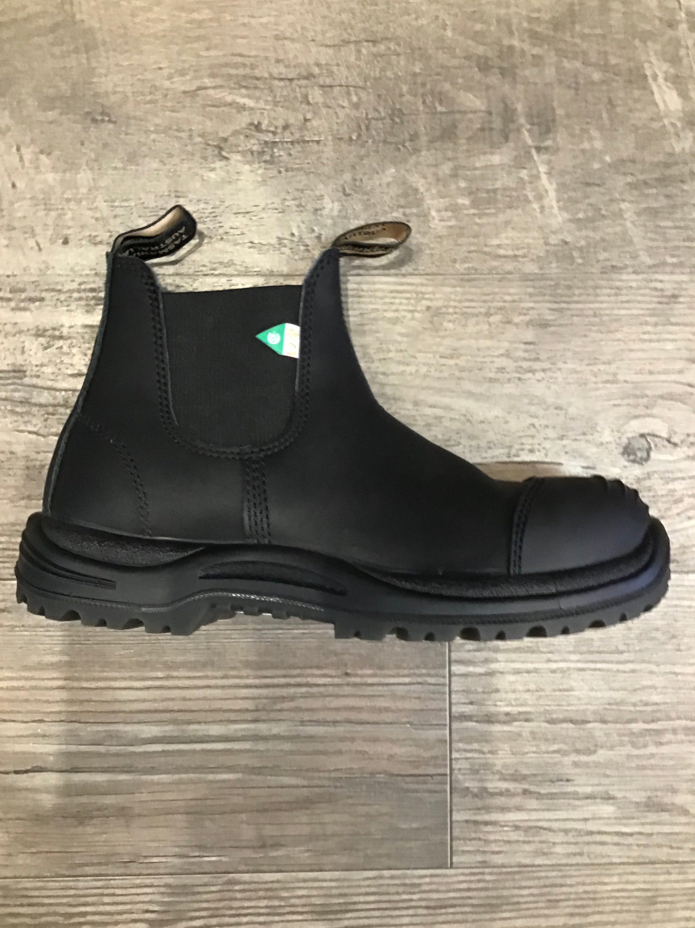 Blundstone 168 CSA Work & Safety Rubber Toe Cap Black Boot