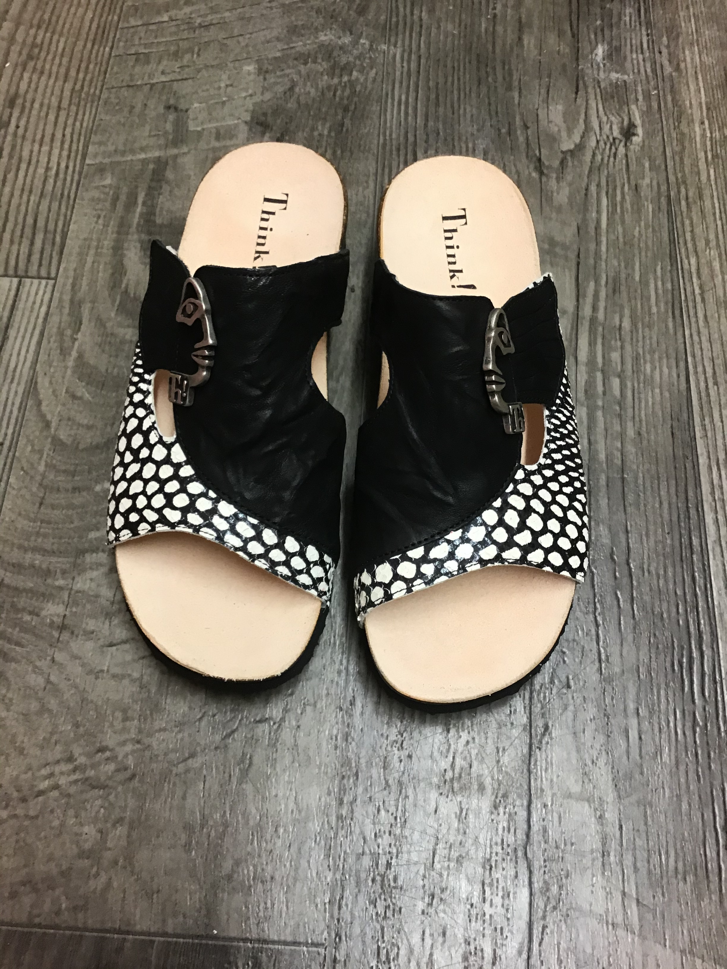 Think Mizzi Face Slip On Sandal