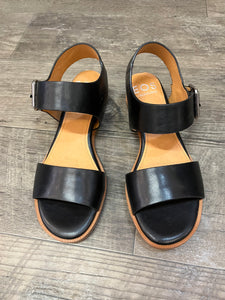 EOS Hight Leather 2 Strap Buckle Sandal