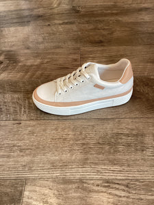 Carmela 67808 white / Tan Sneaker