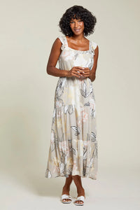 Tribal 12810 Mink Lined Slvls Maxi Dress