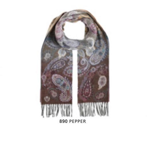 Fraas 734841 Paisley Ombré Scarf