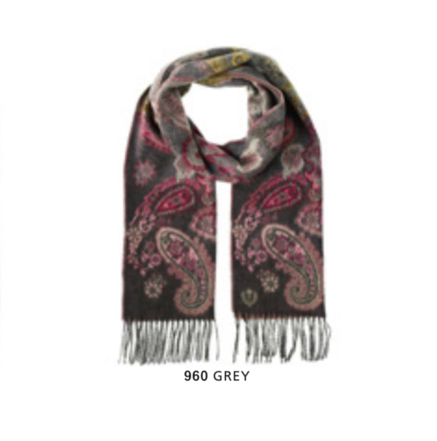 Fraas 734841 Paisley Ombré Scarf