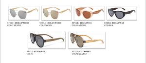 Furlux Hollywood Bamboo Sunglasses