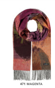 Fraas 641010 Painted Circles Scarf