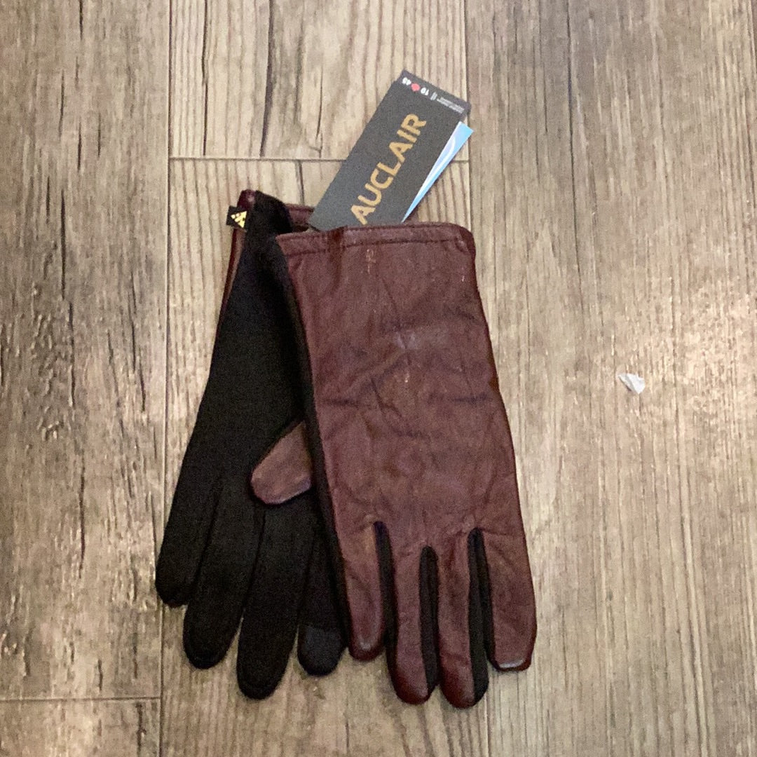 Auclair 7L032 Leather/Stretch Gloves